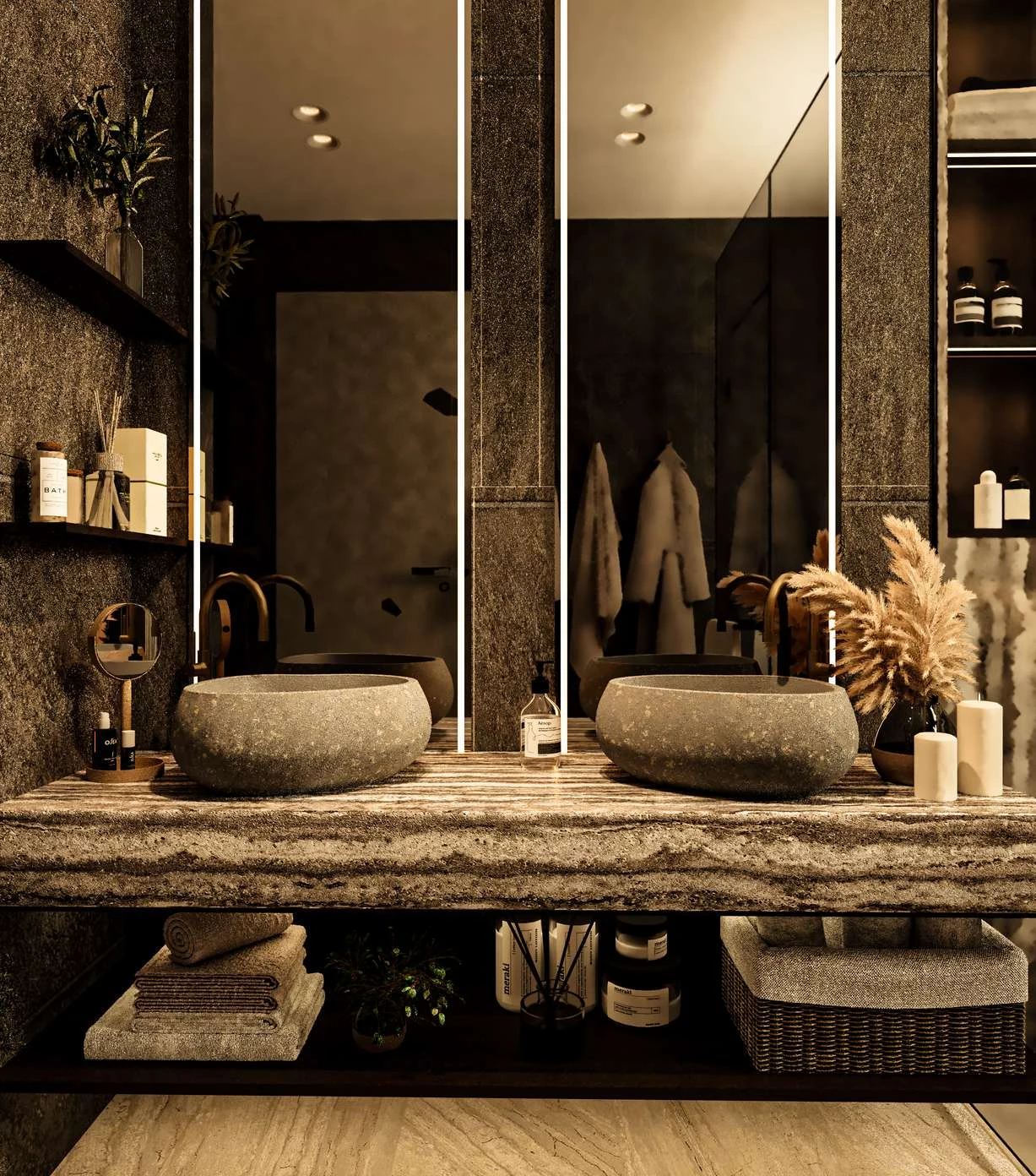 Preview of material and interior design pages